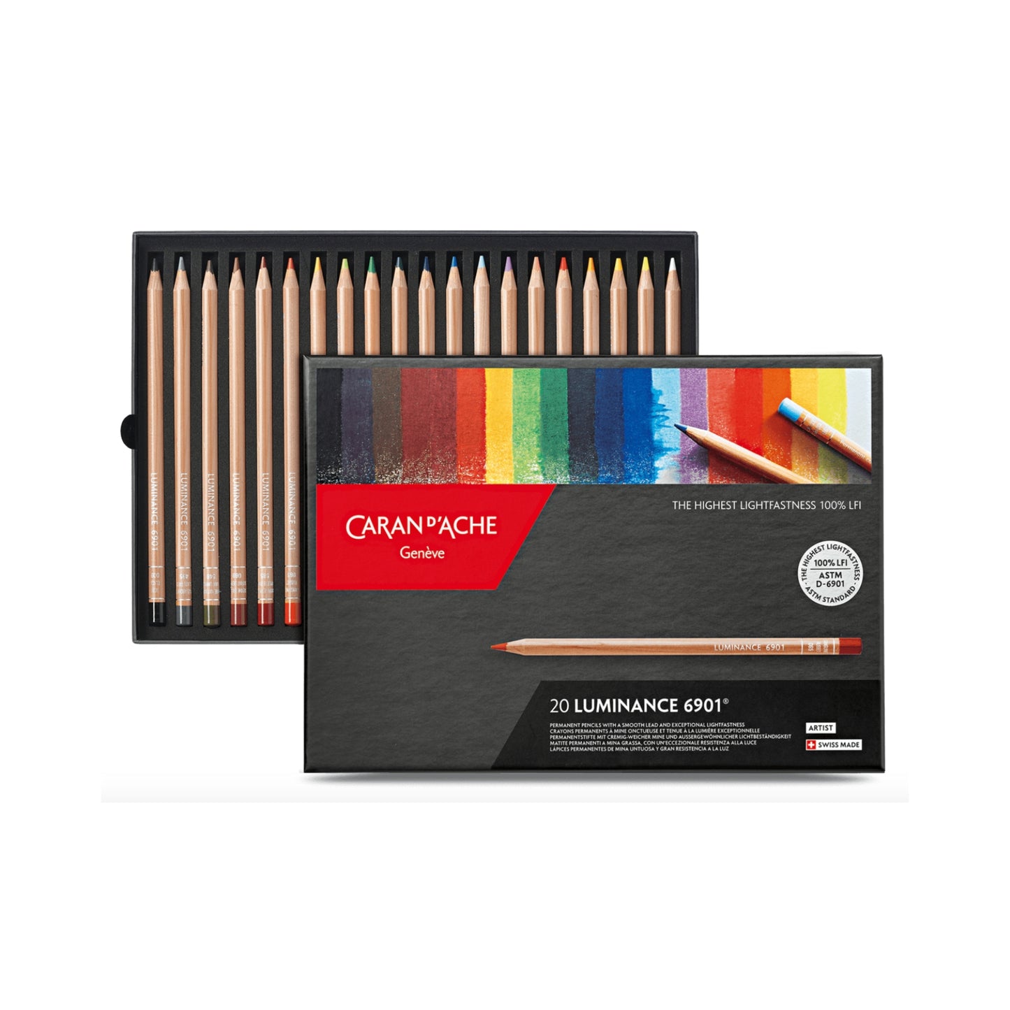 Box með 20 LUMINANCE 6901™ trélitum