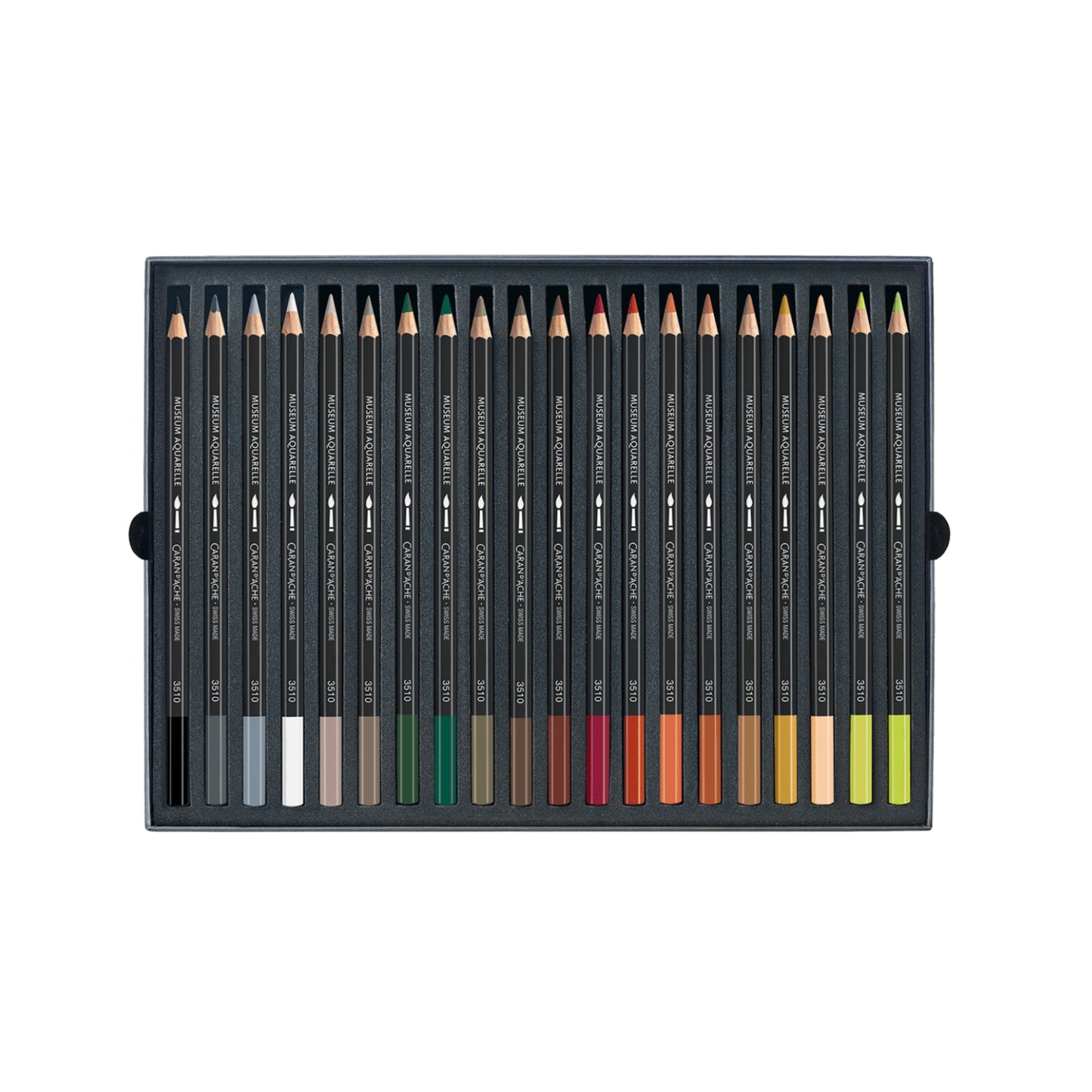 Box með 40 trélitum - MUSEUM Aquarelle