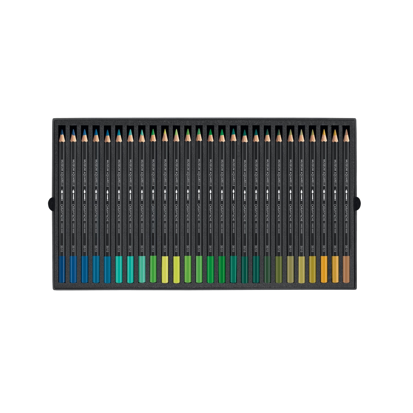 Box með 76 trélitum - MUSEUM Aquarelle