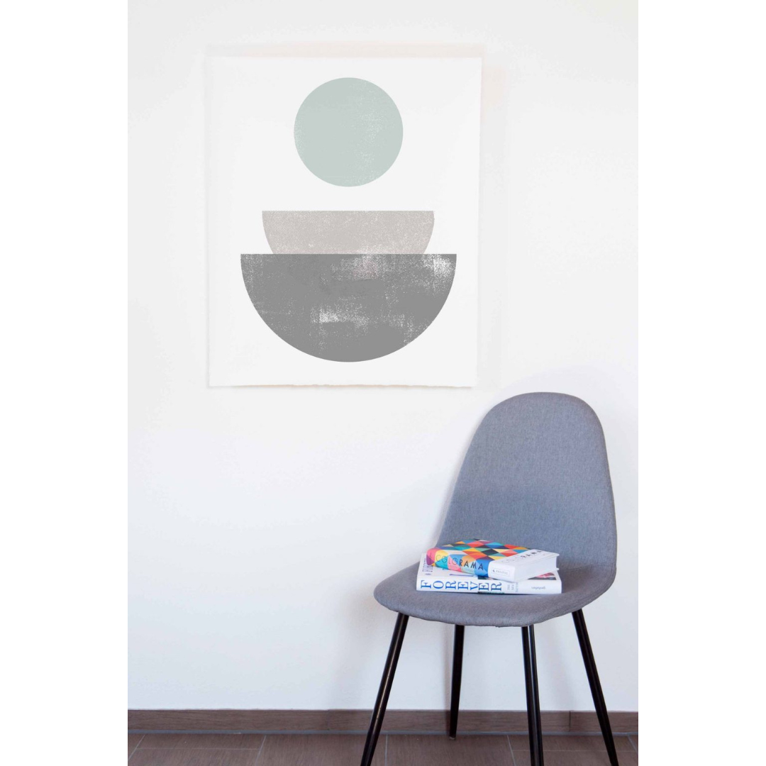 Frameless suspension system for paper