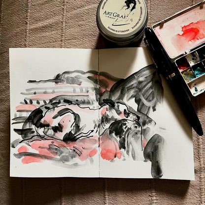 Hraðanámskeið - Teikning - persónuleg og tilraunakennd - Áhöld, tækni og æfing með Cindy [05.11-26.11.2025]