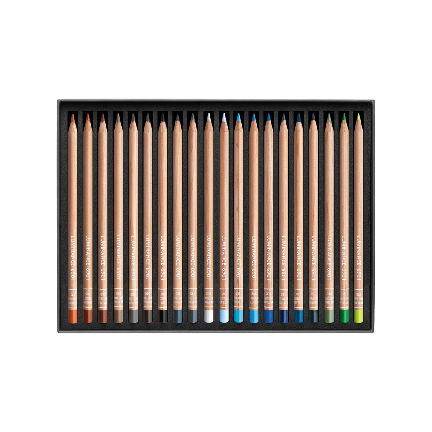 Box með 40 LUMINANCE 6901™ trélitum