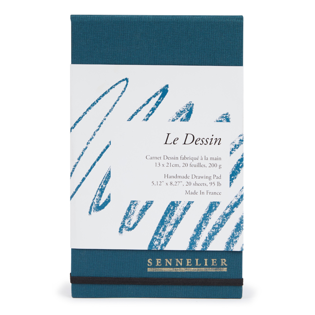 Lúxus skissubók með gormum – 20 arkrir - 200 gsm