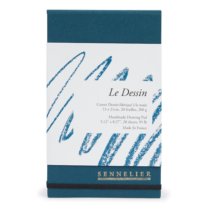 Lúxus skissubók með gormum – 20 arkrir - 200 gsm