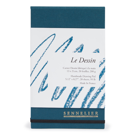 Lúxus skissubók með gormum – 20 arkrir - 200 gsm