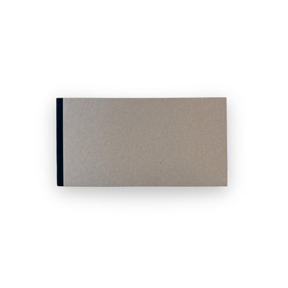 Þræðabundin skissubók – opnast flatt