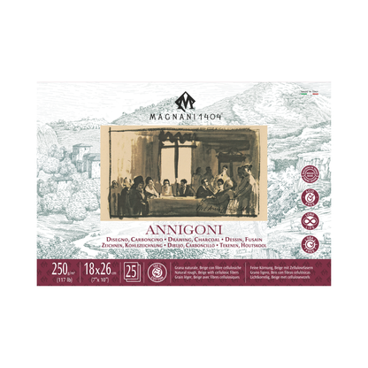 Teikniblokk ANNIGONI – 25 arkir, 250 g/m²