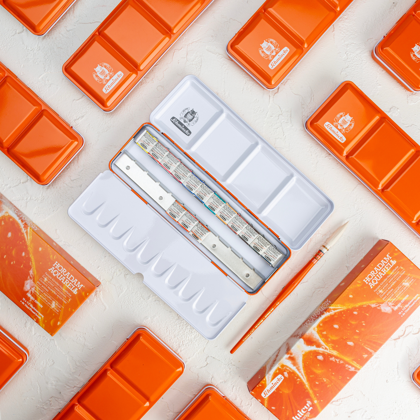 HORADAM vatnslitasett - Juicy Orange + pensill