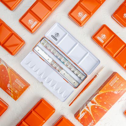 HORADAM vatnslitasett - Juicy Orange + pensill