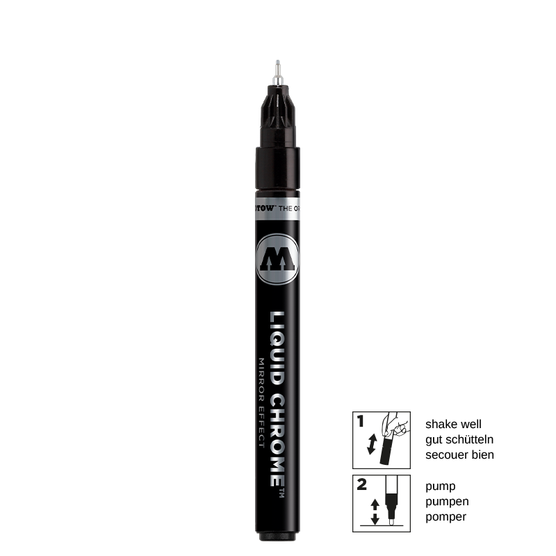Króm lakk penni Liquid Chrome™ Marker 1mm