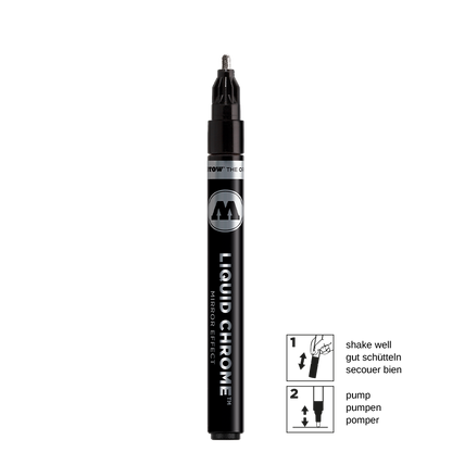 Króm lakk penni Liquid Chrome™ Marker 2mm
