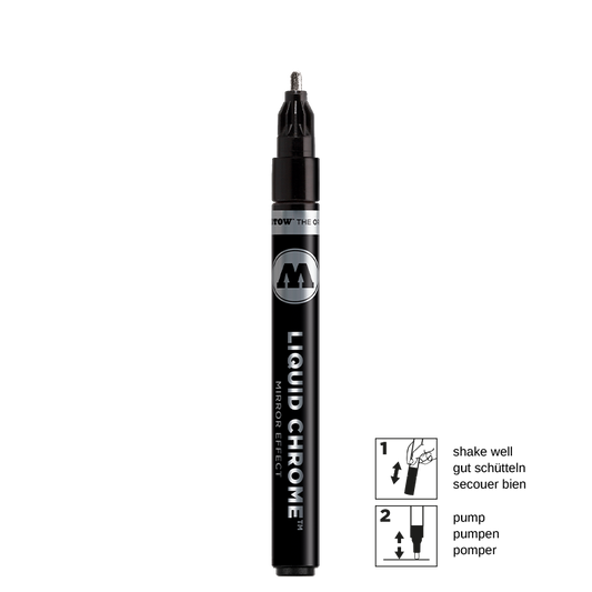 Króm lakk penni Liquid Chrome™ Marker 2mm