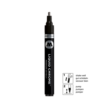 Króm lakk penni Liquid Chrome™ Marker 4mm