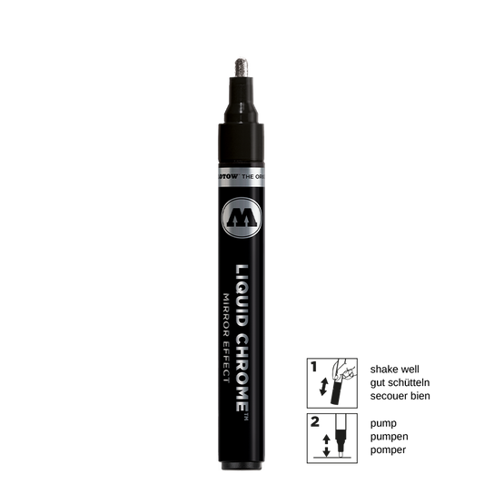 Króm lakk penni Liquid Chrome™ Marker 4mm