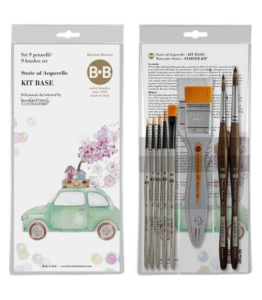Pensla sett Watercolour Stories Starter by Laura Cortinovis (9 stk)