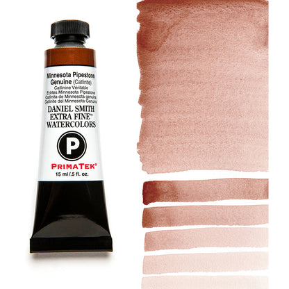 DANIEL SMITH PrimaTek Minnesota Pipestone Genuine 15 ml — tube and swatch