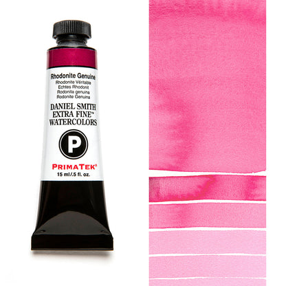 DANIEL SMITH PrimaTek Rhodonite Genuine 15 ml — tube and swatch