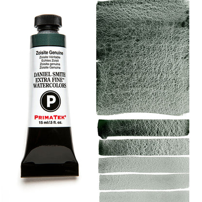 DANIEL SMITH PrimaTek Zoisite Genuine 15 ml — tube and swatch