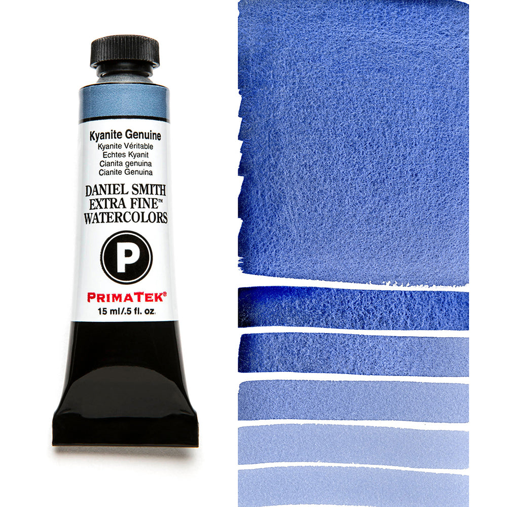 DANIEL SMITH PrimaTek Kyanite Genuine 15 ml — tube and swatch