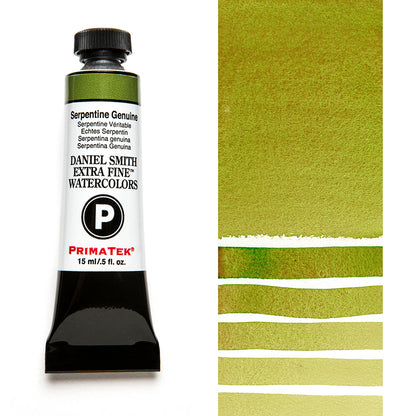DANIEL SMITH PrimaTek Serpentine Genuine 15 ml — tube and swatch