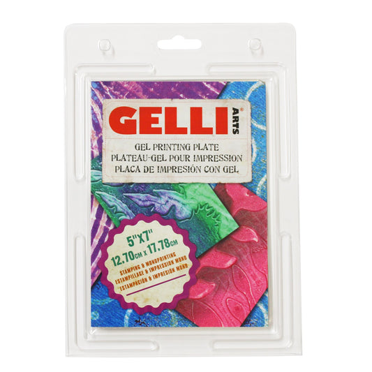 Gelli Arts gelplata 12,7 × 17,8 cm