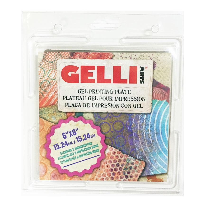 Gelli Arts gelplata 15,4 × 15,4 cm