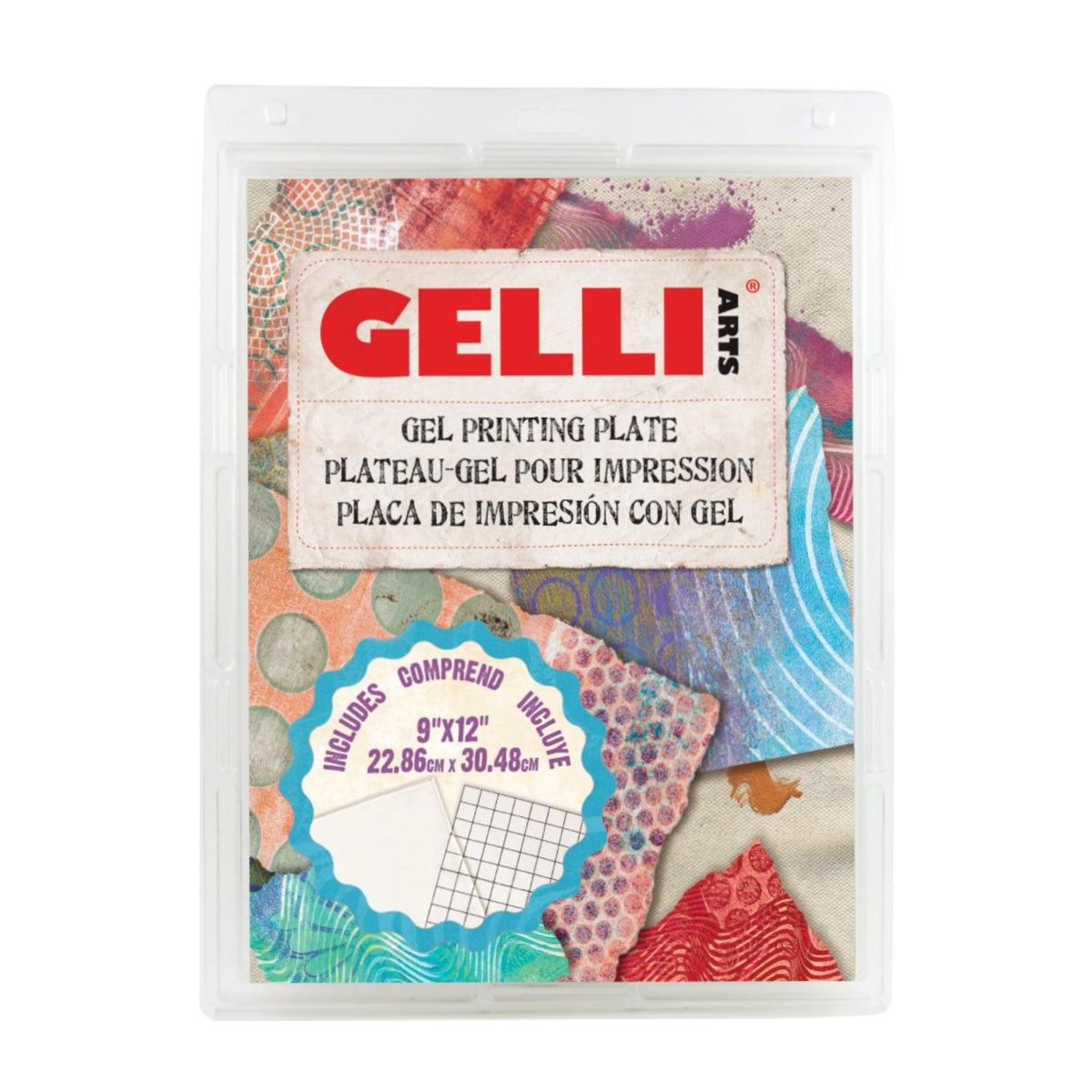 Gelli Arts gelplata 22,9 × 30,5 cm