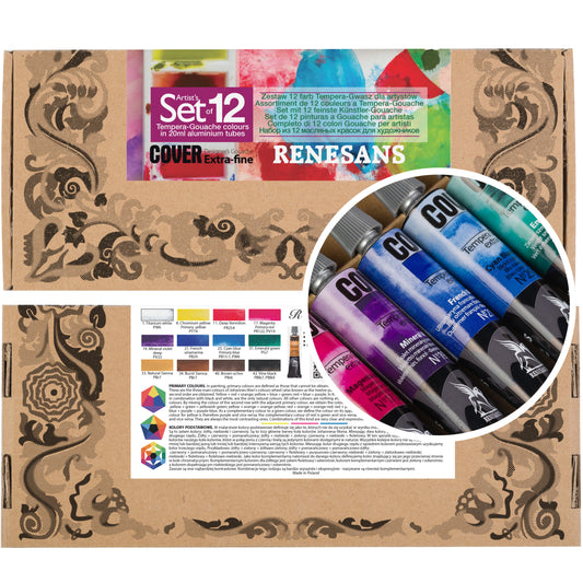 Cover Designer´s Gouache sett - 12x20ml