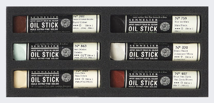 Oil Stick Sett í pappkassa - Grár Köttur - 6 minis