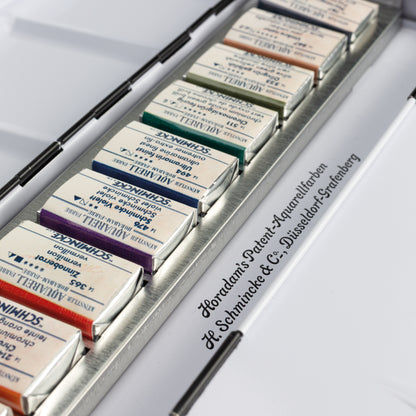 Horadam® Aquarell Retro Sett - Iðnteikning - Arkítektúr - 9 litir