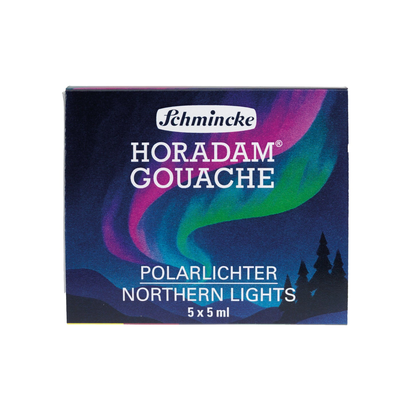 HORADAM Gouache þemasett - Northern Lights - 5 × 5 ml