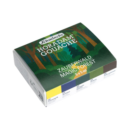 HORADAM Gouache þemasett - Magic Forest - 5 × 5 ml