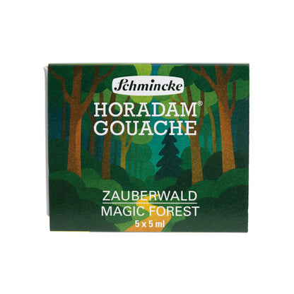 HORADAM Gouache þemasett - Magic Forest - 5 × 5 ml