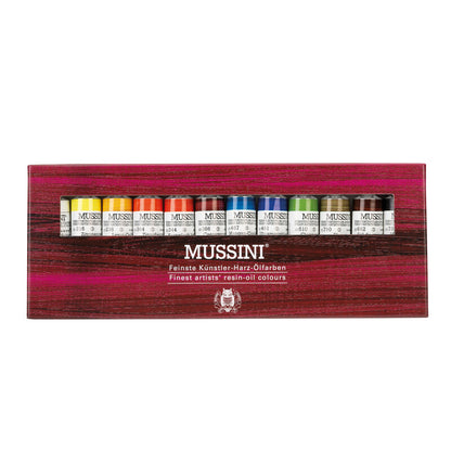 Olíulitir Mussini® Gjafasett 12 x 15 ml
