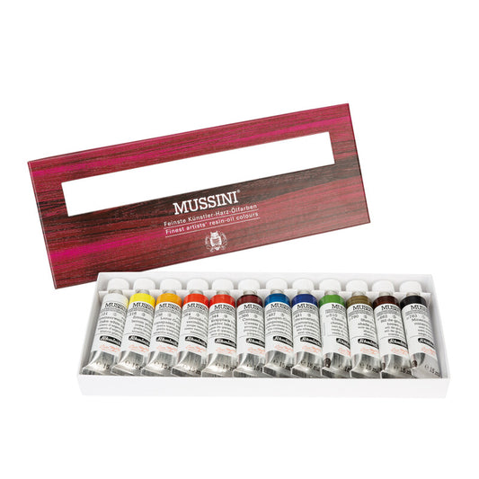 Olíulitir Mussini® Gjafasett 12 x 15 ml