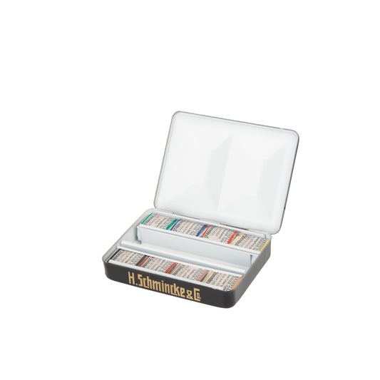 HORADAM® Aquarell Retro Ferða Sett 8 x 1/2 vatnslittir í kubbum