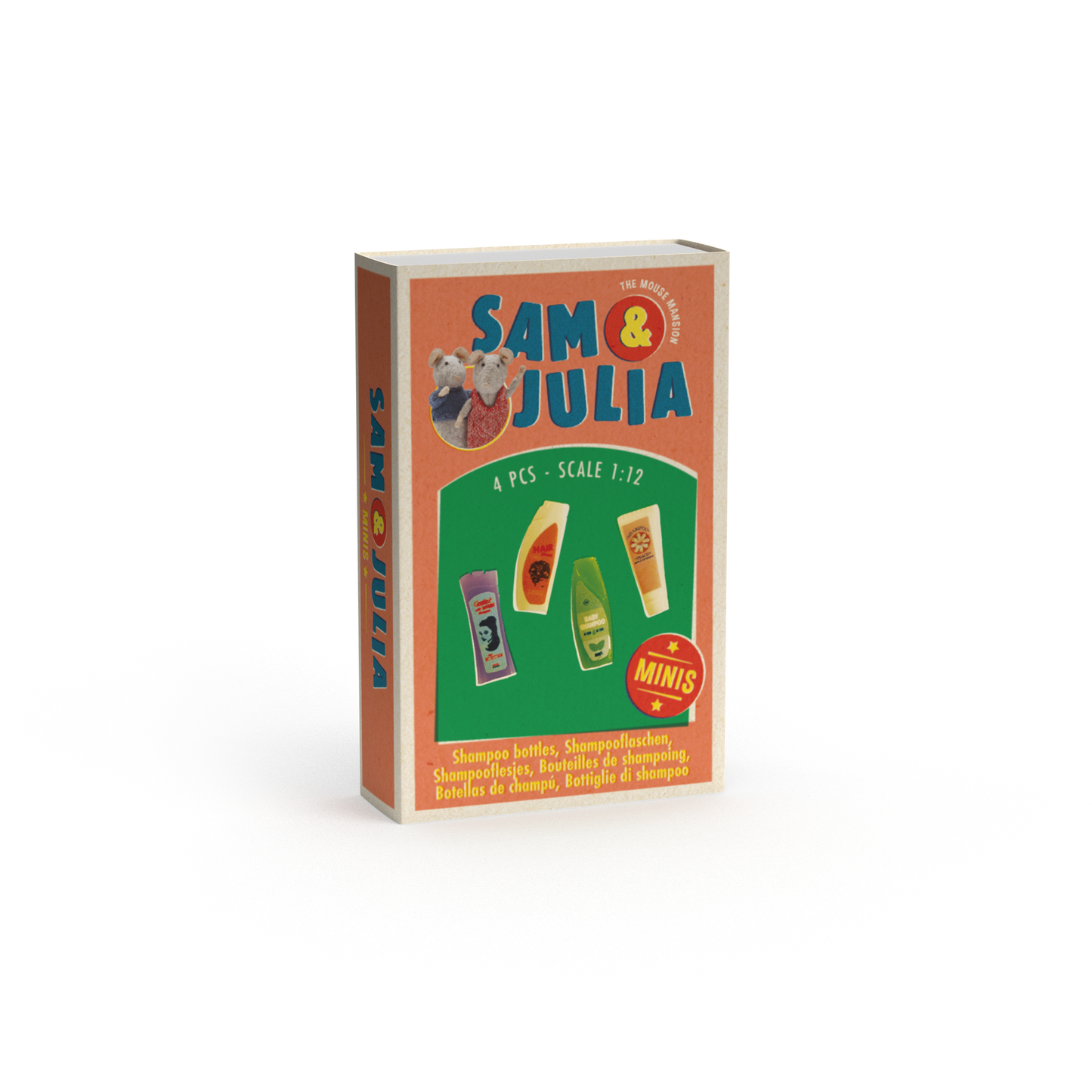 Minis - Shampoo Bottles (4 pcs)