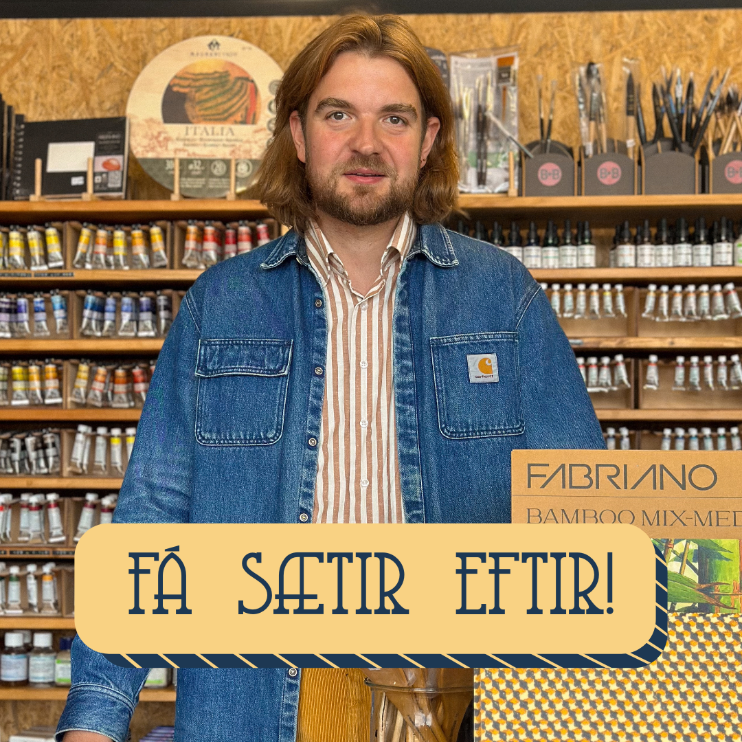 Vatnslitir fyrir byrjendur – 8 vikna námskeið með Lukasi [14.10-02.12.2025]