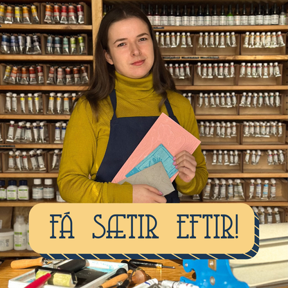 Hraðanámskeið - Prentun - Dúkrista, grafík, jóla póstkort með Weroniku [13.11-04.12.2025]