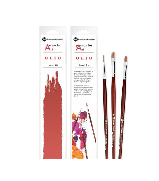 Pensla sett - PASSION FOR ART - olíumálun (3 stk)