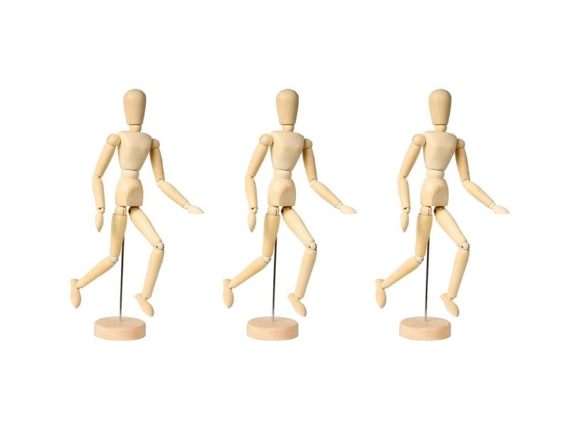 Wooden Mannequin - Viðar Gína (30 cm)