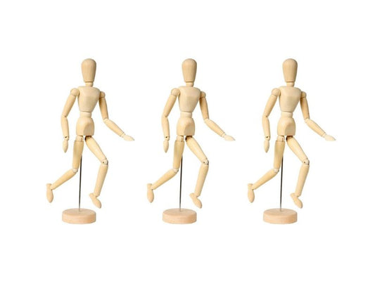 Wooden Mannequin - Viðar Gína (30 cm)