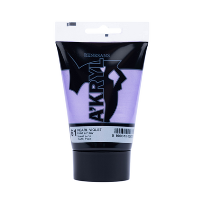 Litföróttur og gljáandi akrýllitur Akryl - pearly and iridescent - 100 ml
