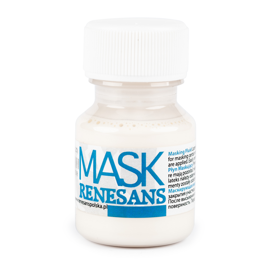 Masking efni fyrir vatnslitamálning