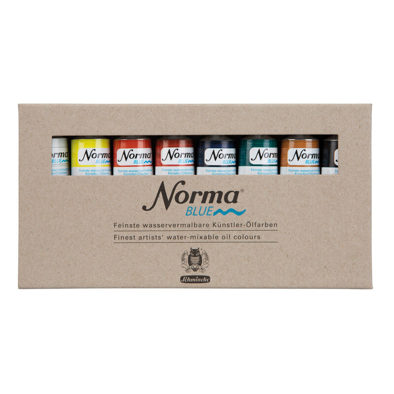 Norma® Blue Sett 8 x 35 ml - vatnsleysanlegir olíulitir