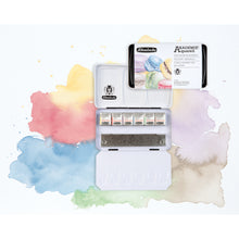 Load image into Gallery viewer, Akademie Macaron vatnslitasett - 6 hálf kubbar
