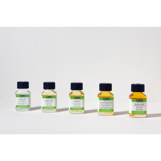 Linseed Oil Blue - (hörfræolía fyrir vatnsleysanlega olíuliti)