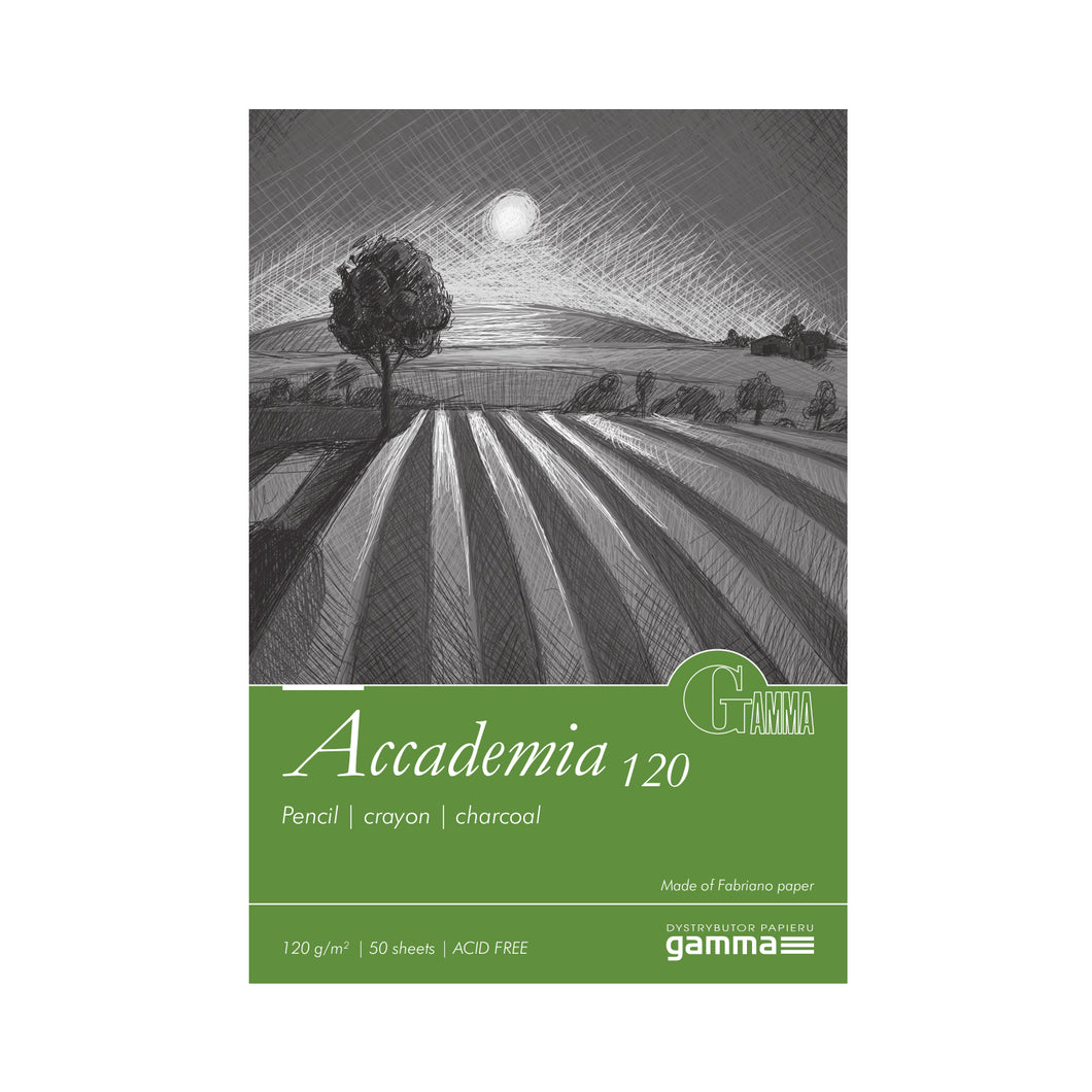 Skissubók með gormum ACCADEMIA - 120 g/m²