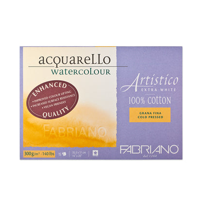 Vatnslitablokk ARTISTICO Extra White Cold Press - 300 g/m²