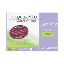 Load image into Gallery viewer, Vatnslitablokk ARTISTICO Extra White Rough - 300 g/m²
